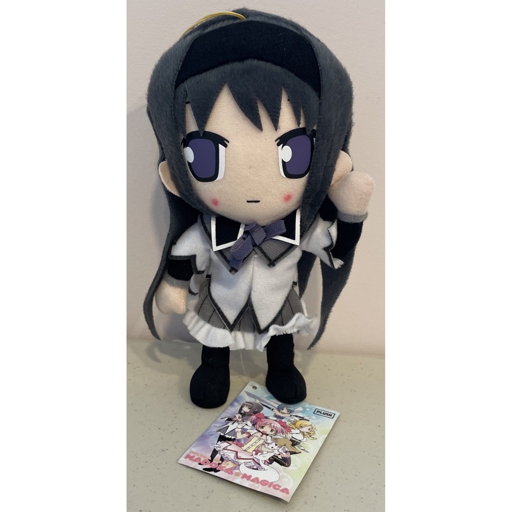 NEW WITH TAGS Madoka Magica Gift Plush Doll Homura Akemi Anime Japan